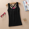 New Arrival Women Fashion Summer casual Solid Cotton Sleeveless Vest Tank Tops t shirt Candy Color Basic Crop Bustier Top Women