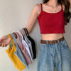 Crop Top New Fashion Women Sexy Solid Summer Camis Female Casual Tank Tops Vest Sleeveless Cool Streetwear Club High Street