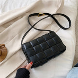 Small Weave Flap Bags For Women 2020 New Good Quality Fashion PU Leather  Shoulder Crossbody Bag Female Summer Handbags