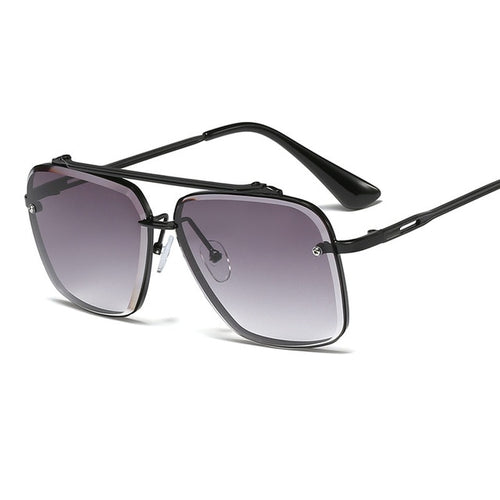 2020 New Fashion Classic Pilot Sunglasses Cool Men Vintage Brand Design Sun Glasses Black Gray Gradient Lens Women Shades Oculos