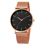 Women Watch Rose Gold Montre Femme 2020 Women's Mesh Belt ultra-thin Fashion relojes para mujer Luxury Wrist Watches reloj mujer