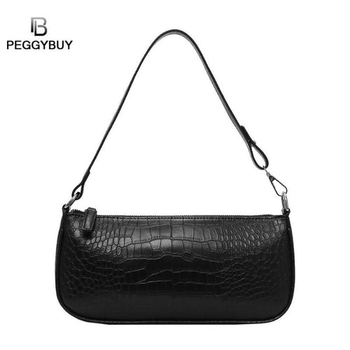 Retro Alligator Pattern Women Messenger Handbags sac PU Leather Street Casual Solid Zipper Shoulder Bags Bolsa Mujer 2020 New