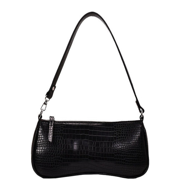 Retro Alligator Pattern Women Messenger Handbags sac PU Leather Street Casual Solid Zipper Shoulder Bags Bolsa Mujer 2020 New