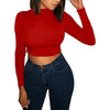 Sexy Fashion Women's Solid Color Bandage Clubwear 2019 New Summer Crop Tops Skinny Solid Basic Casual Tee Tank Tops