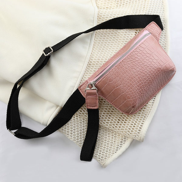 CROWDALE Women bag crocodile multicolor messenger chest bag clutch female Pu leather handbag cross body bag Fashion high quality